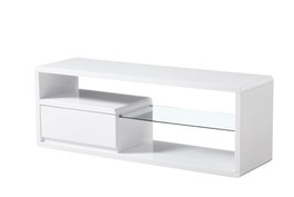 DKD Home Decor Mueble TV Moderno Blanco 140 x 40 x 50 cm