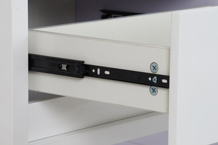 DKD Home Decor Mueble TV Moderno Blanco 140 x 40 x 50 cm