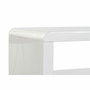 DKD Home Decor Mueble TV MDF y Cristal Blanco 140x40x50