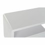 DKD Home Decor Mueble TV MDF y Cristal Blanco 140x40x50