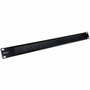 Phasak Panel guía cables con tapa para rack 19 pulg 1U PA 5095 negro