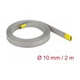 DeLOCK Funda trenzada para protección EMC estirable 2 m x 10 mm Gris