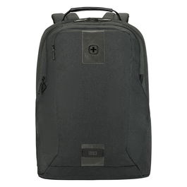 Wenger Mochila MX ECO Professional para portátil de 16 pulgadas (40,64cm) y tablet de 10 pulgadas (25,4cm), Color Carbón