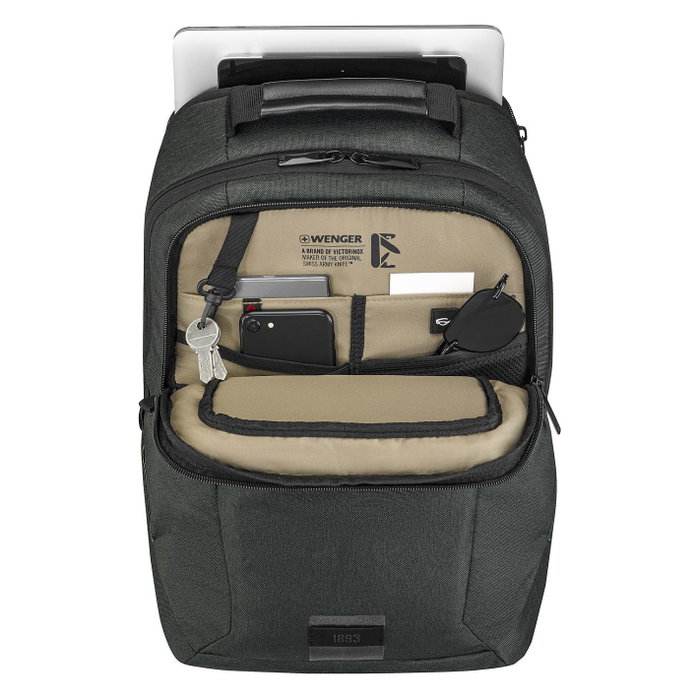 Wenger MX ECO Professional Mochila para Portátil de 16 pulgadas y Tableta, Gris