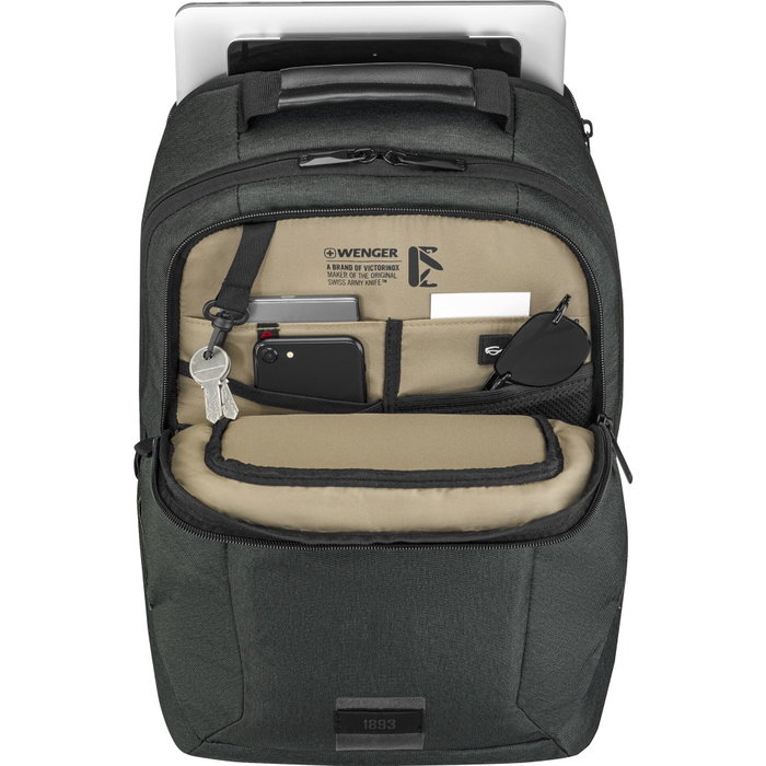 Wenger MX ECO Professional Mochila para Portátil de 40,6 cm (16 Pulgadas) y Tableta de 25,4 cm (10 Pulgadas), Charcoal Wenger MX ECO Professional Mochila para Portátil de 40,6 cm (16 Pulgadas) y Tableta de 25,4 cm (10 Pulgadas), Charcoal