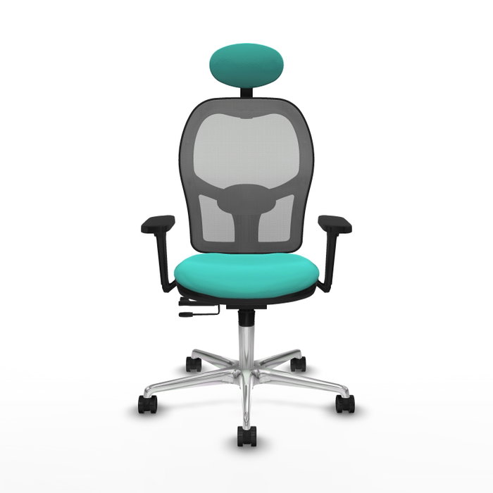 PIQUERAS Y CRESPO Silla de oficina Jorquera con Mecanismo Sincro/Traslack, Turquesa y Gris PIQUERAS Y CRESPO Silla de oficina Jorquera con Mecanismo Sincro/Traslack, Turquesa y Gris