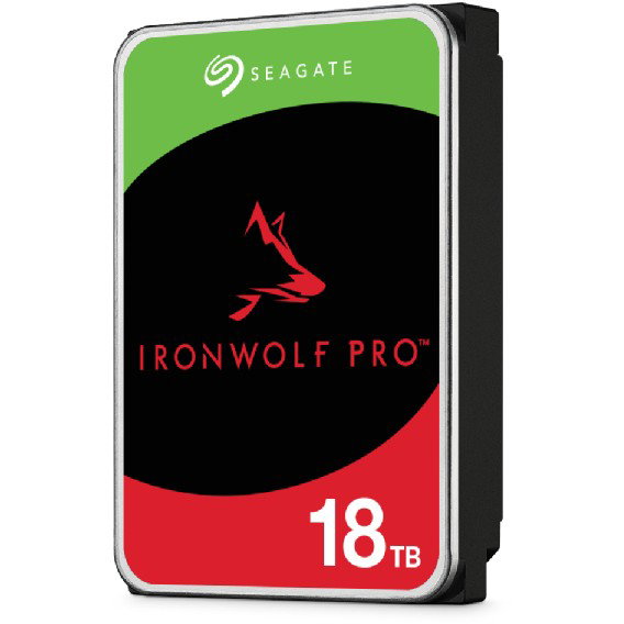 SEAGATE ST18000NT001 IronWolf Pro Enterprise NAS HDD 18TB 7200rpm SATA 6Gb/s 256MB cache 3.5" para NAS & RAID