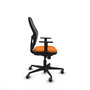 PIQUERAS Y CRESPO Silla de oficina Jorquera Naranja y Negro