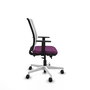 PIQUERAS Y CRESPO Silla de oficina Haches Morada y Blanca
