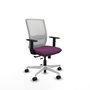 PIQUERAS Y CRESPO Silla de oficina Haches Morada y Blanca