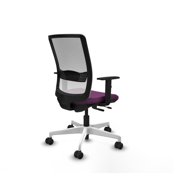 PIQUERAS Y CRESPO Silla de oficina Haches Morada y Blanca PIQUERAS Y CRESPO Silla de oficina Haches Morada y Blanca