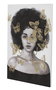DKD Home Decor Cuadro Lienzo Chica Mariposas Surtido de 2 Piezas