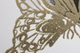 DKD Home Decor Cuadro Lienzo Chica Mariposas Surtido de 2 Piezas