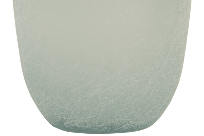 DKD Home Decor Jarrón de Cristal Reciclado Glaseado Azul Celeste 16x16x38 cm DKD Home Decor Jarrón de Cristal Reciclado Glaseado Azul Celeste 16x16x38 cm