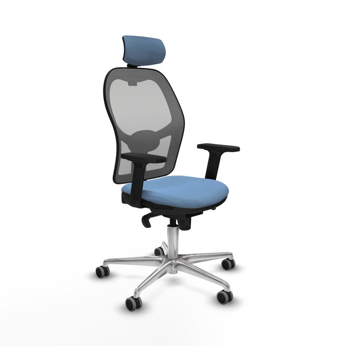 PIQUERAS Y CRESPO Silla de oficina Jorquera Azul cielo y Gris PIQUERAS Y CRESPO Silla de oficina Jorquera Azul cielo y Gris