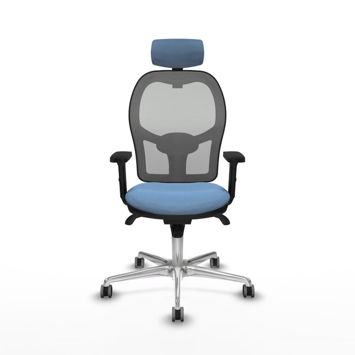 PIQUERAS Y CRESPO Silla de oficina Jorquera Azul cielo y Gris PIQUERAS Y CRESPO Silla de oficina Jorquera Azul cielo y Gris