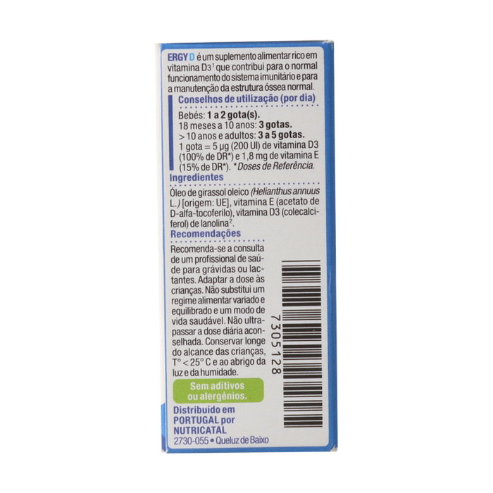 Nutergia Ergy D Vitamina D3 15 ml Nutergia Ergy D Vitamina D3 15 ml
