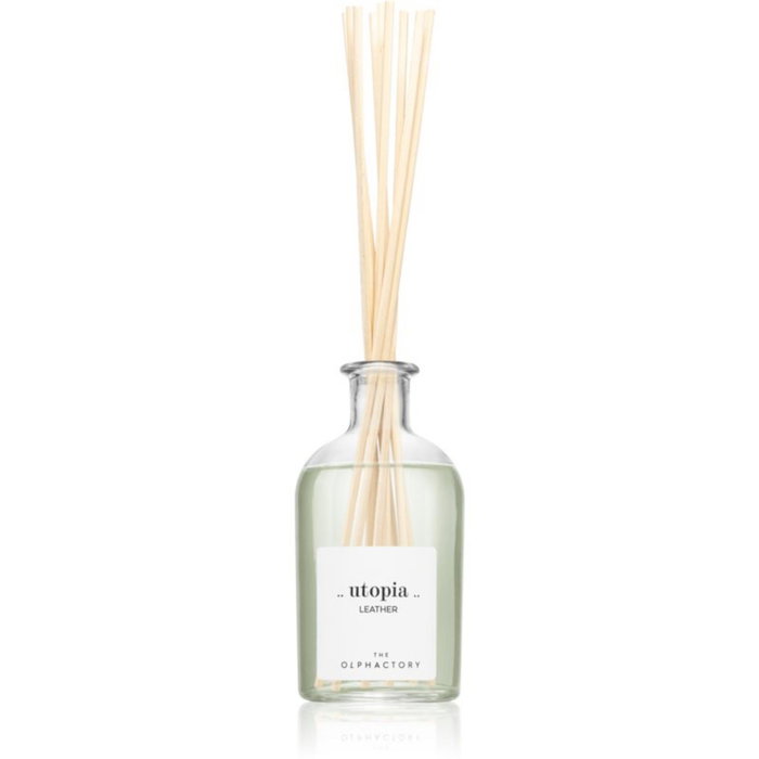 The Olphactory Utopia Leather Difusor de aroma con varillas 250 ml The Olphactory Utopia Leather Difusor de aroma con varillas 250 ml