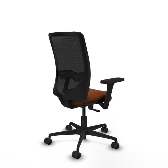 PIQUERAS Y CRESPO Silla de oficina Zulema con mecanismo Sincro, Marrón y Negro PIQUERAS Y CRESPO Silla de oficina Zulema con mecanismo Sincro, Marrón y Negro