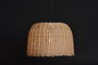 DKD Home Decor Lámpara de Techo de Ratán Natural 39x39x30 cm