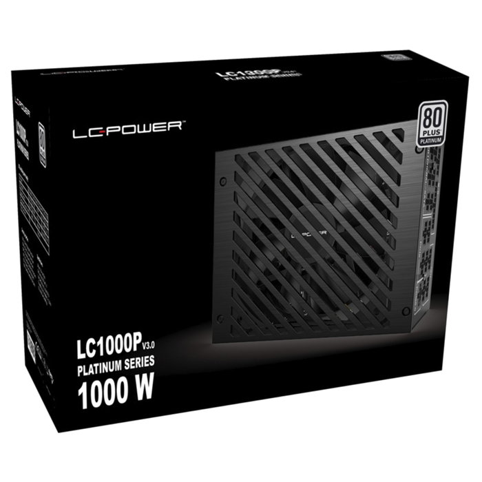 LC-Power LC1000P V3.0 Fuente de Alimentación 1000 W ATX 3.0 Modular LC-Power LC1000P V3.0 Fuente de Alimentación 1000 W ATX 3.0 Modular
