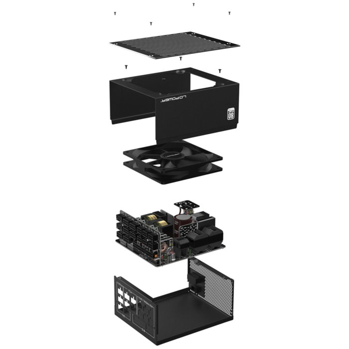 LC-Power LC1000P V3.0 Fuente de Alimentación 1000 W ATX 3.0 Modular LC-Power LC1000P V3.0 Fuente de Alimentación 1000 W ATX 3.0 Modular