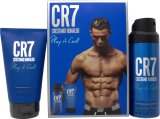 Cristiano Ronaldo CR7 Play It Cool Gift Set con Gel de Ducha y Body Spray 150 ml cada uno
