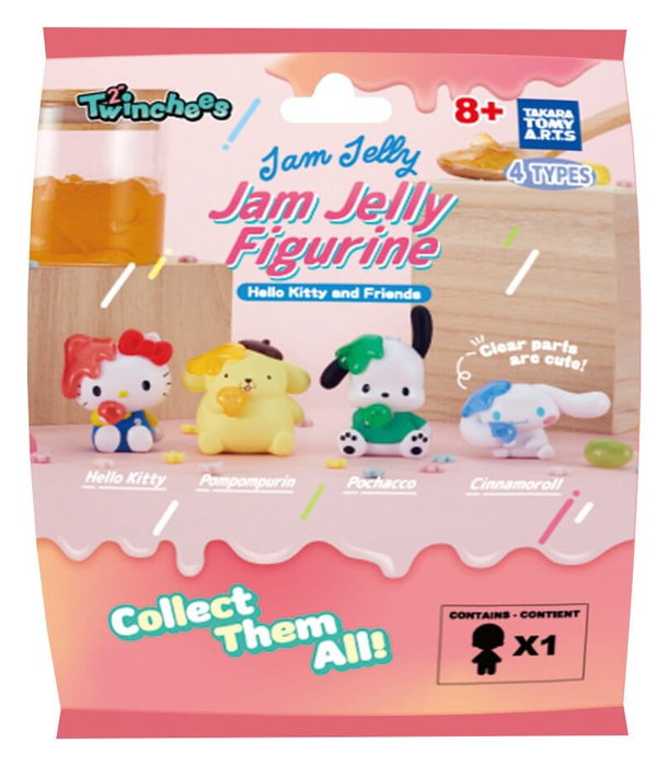 Sanrio Minifiguras Twinchees Hello Kitty & Friends Jam Jelly 5 cm Blind Pack Expositor (24) Sanrio Minifiguras Twinchees Hello Kitty & Friends Jam Jelly 5 cm Blind Pack Expositor (24)