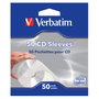 Verbatim Pack de 50 Fundas de Papel para CD/DVD