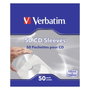 Verbatim Pack de 50 Fundas de Papel para CD/DVD