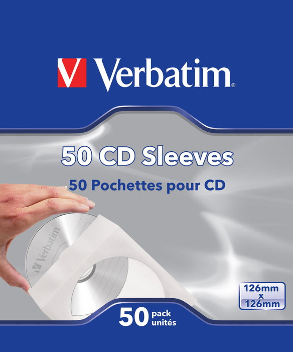 VERBATIM Fundas para CD´S de papel (Pack 50) VERBATIM Fundas para CD´S de papel (Pack 50)