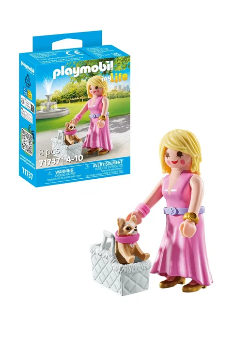Playmobil Figura It-girl con Chihuahua My Life