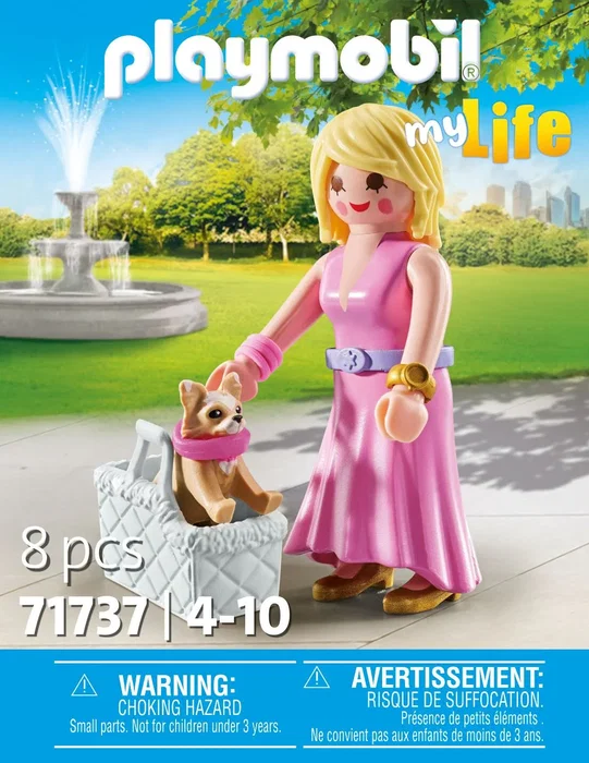 Playmobil Figura It-girl con Chihuahua My Life