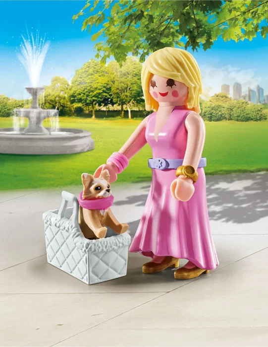Playmobil Figura It-girl con Chihuahua My Life