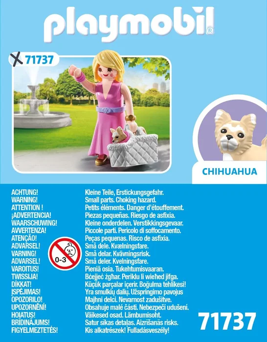 Playmobil Figura It-girl con Chihuahua My Life