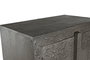 DKD Home Decor Armario Gris 85.5 x 47 x 180 cm (Ancho x Profundidad x Alto) con 2 Puertas