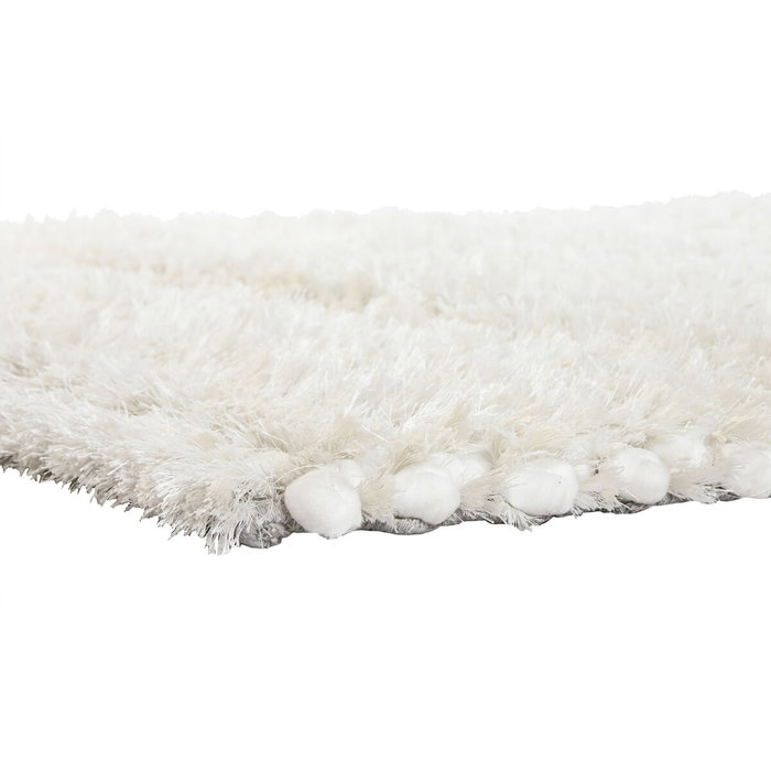DKD Home Decor Alfombra Blanca de Poliéster 160x230 cm Antideslizante DKD Home Decor Alfombra Blanca de Poliéster 160x230 cm Antideslizante