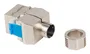 Lanberg KSF8-4000 Conector Keystone RJ-45 Hembra LSA para Cable Cat8.1 FTP, PoE, Color Azul/Plata