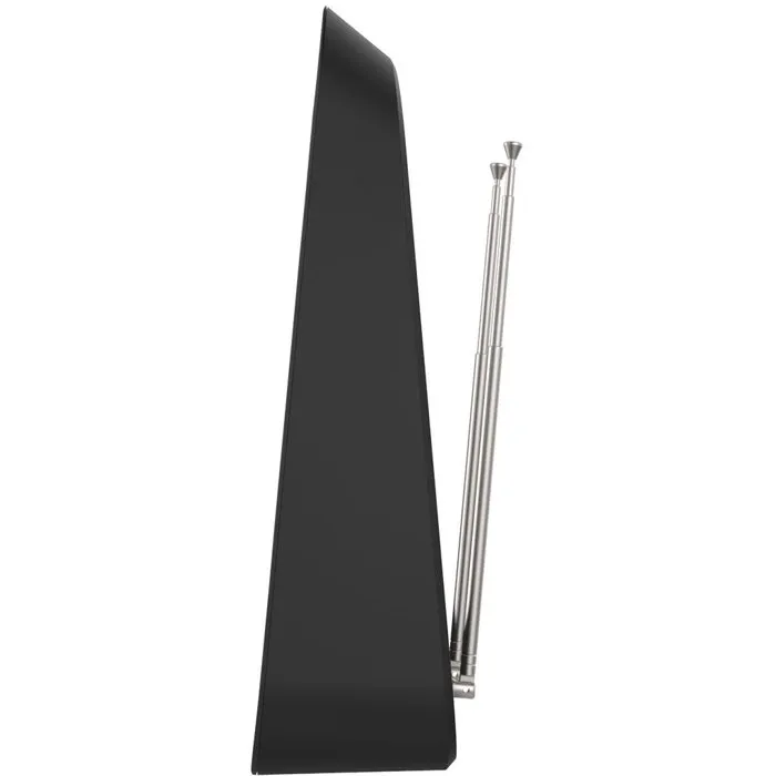 CGV CGV3322101160504 Antena de TV de Interior Amplificada AN-Rise - Recepción VHF/UHF - Alimentación Eléctrica - Compatible con TDT