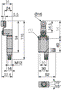 TELEMECANIQUE SENSORS XCMD2116C12 Interruptor de fin de carrera NO + NC