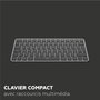 Teclado Mobility Lab KP430W Mini Gris