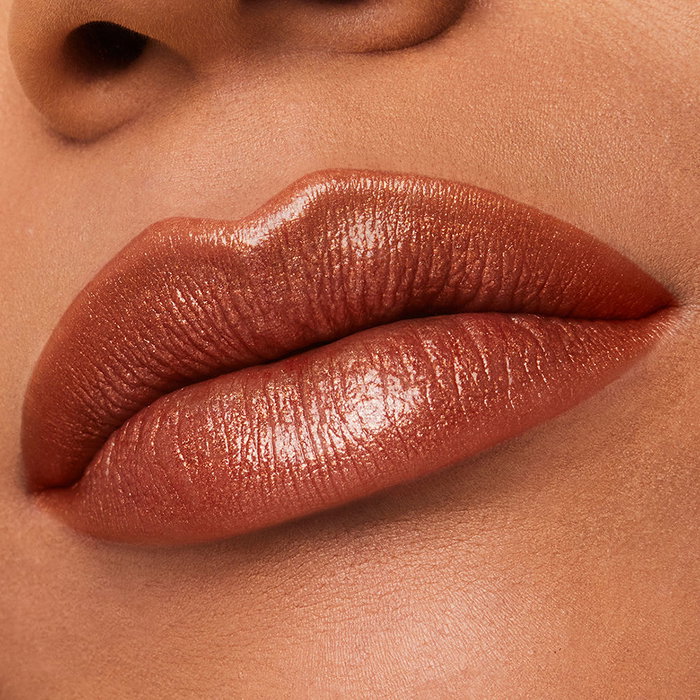 Estée Lauder Pure Color Hi-Lustre Lipstick - Pintalabios Larga Duración 10h, Acabado Brillante, Color #Tiger Eye, 3,5g