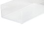 DKD Home Decor Caja de PS y Bambú Transparente y Natural 19x9,5x10 cm