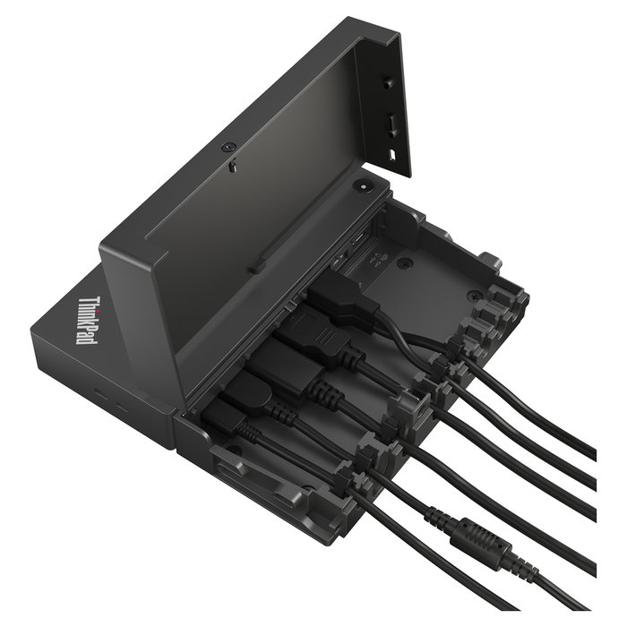 Lenovo ThinkPad Universal USB-C Smart Dock ThinkSmart Edition, Dock de Escritorio con Puertos USB 3.2, HDMI, DisplayPort, Ethernet Gigabit, Resolucion 4K 60Hz