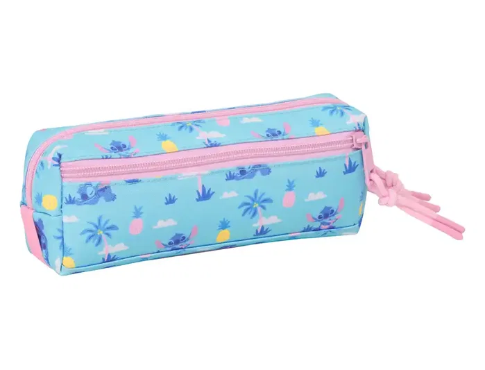 Safta Portatodo Triple Stitch Disney Waves con Goma Elástica, 22cm Safta Portatodo Triple Stitch Disney Waves con Goma Elástica, 22cm