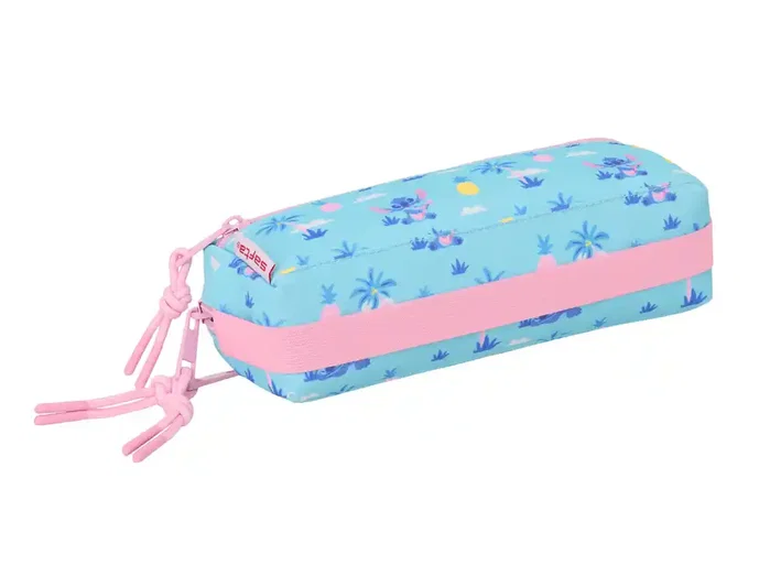 Safta Portatodo Triple Stitch Disney Waves con Goma Elástica, 22cm Safta Portatodo Triple Stitch Disney Waves con Goma Elástica, 22cm