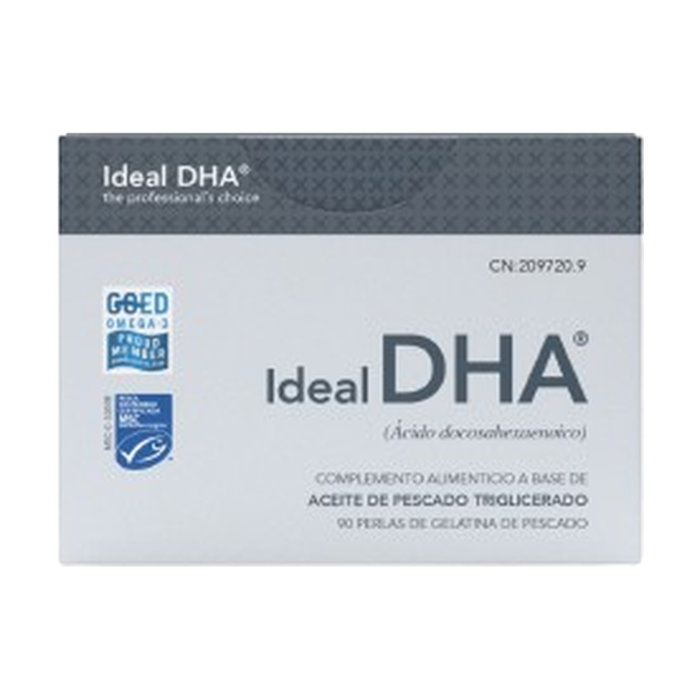 Margan Ideal Omega DHA 90 cápsulas - Complemento alimenticio con Omega-3 de pescado salvaje