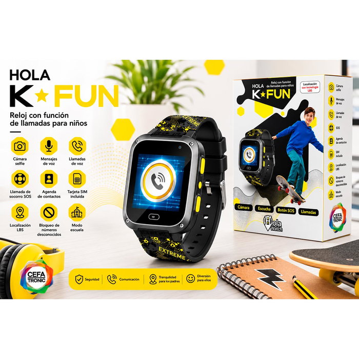 CEFA Holawatch K-Fun Negro CEFA Holawatch K-Fun Negro