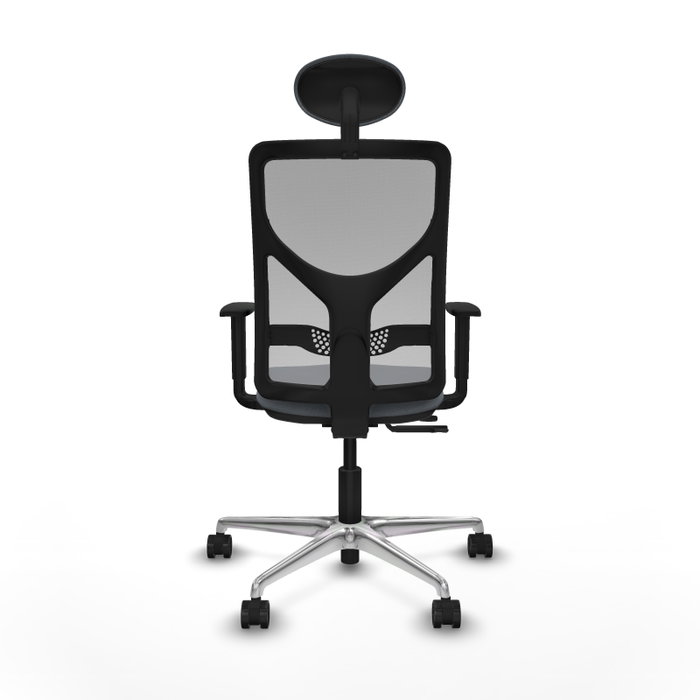 PIQUERAS Y CRESPO Silla de oficina Motilla Gris con mecanismo Sincro/Traslack