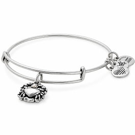 Alex And Ani Pulsera Cangrejo II AC PLA ENV Gris